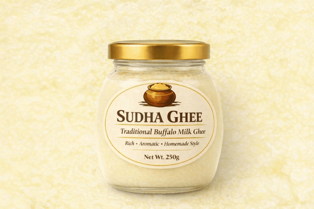 Sudha Ghee 250g - Traditional Buffalo Milk Ghee